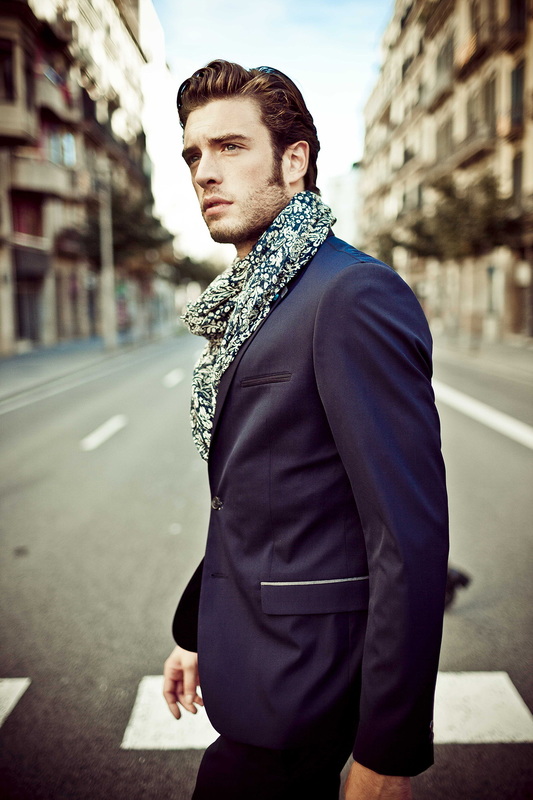 Chalinas para hombres, como usar chalinas bufandas